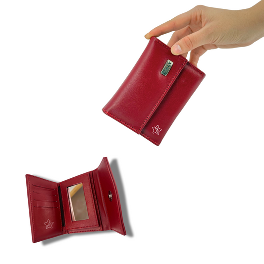 Cartera de Piel Mediana
