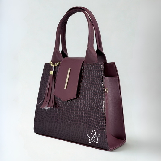 Bolsa Mediana Jaz para mujer con Broche de imán y Cierre Superior