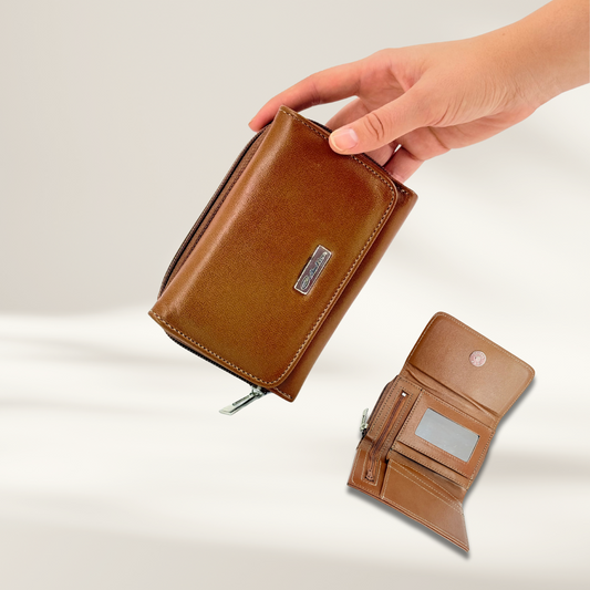 Cartera Piel Mediana Vintage